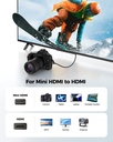 Mini HDMI to HDMI Cable 