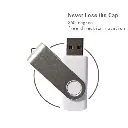 1GB USB 2.0 Flash Drive 5 Pack Thumb Drives Swivel Jump Drive Zip Drive Memory Sticks With Type-C/Micro USB Adapter