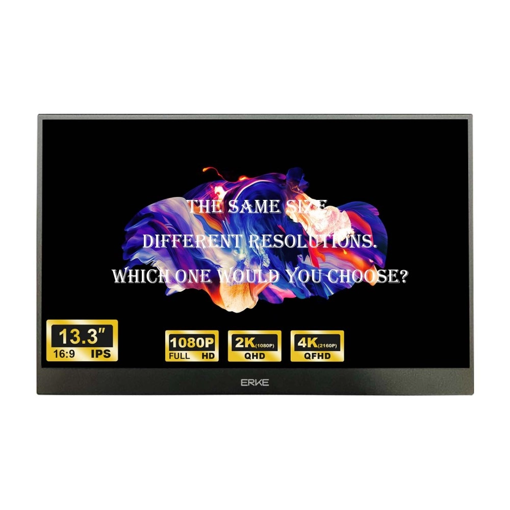 Erke 13.3“ Portable Screen Expansion Screen