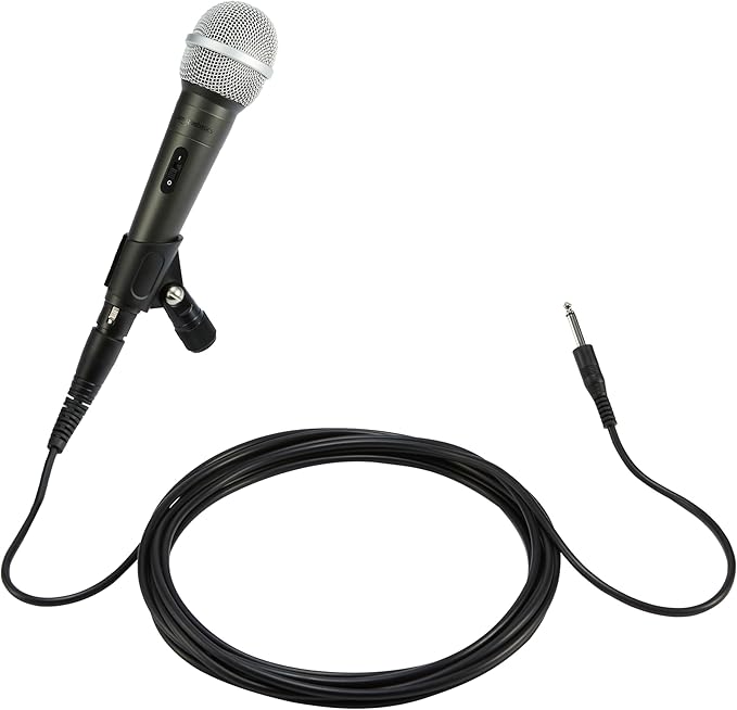 Erke Dynamic Vocal Microphone with Cable, for Podcasting, Recording, Broadcasting, Live Performance, Karaoke, Cardioid Pattern 
