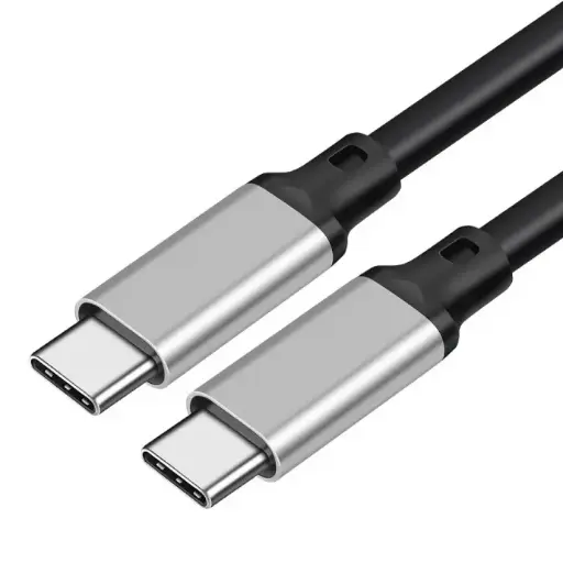 USB C-C Video Cable 39inch, Cuxnoo 4K USB Type-C Monitor Cable Support 100W Fast Charge And 10Gbps Data Syncing, Black