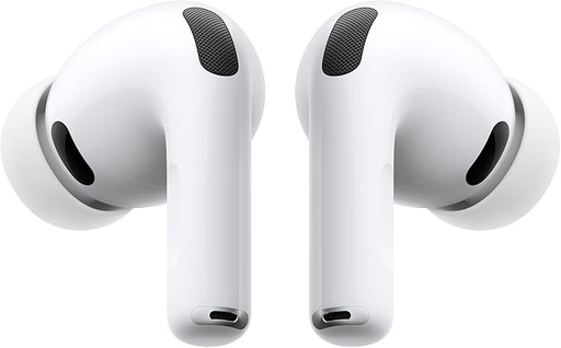 Erke   AirPods Pro 3 wireless earphones with active noise cancellation, real-time translation, heart rate sensing, hearing aid functionality, Bluetooth connectivity, spatial audio, high-fidelity sound, and USB-C charging.