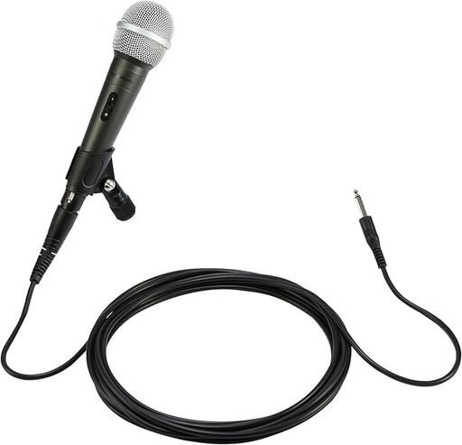 Erke Dynamic Vocal Microphone with Cable, for Podcasting, Recording, Broadcasting, Live Performance, Karaoke, Cardioid Pattern 
